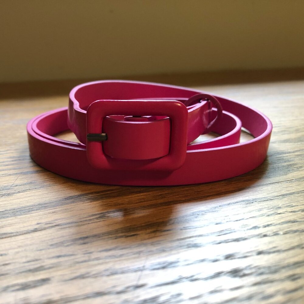 Women's Decorative Skinny Belt, Size L